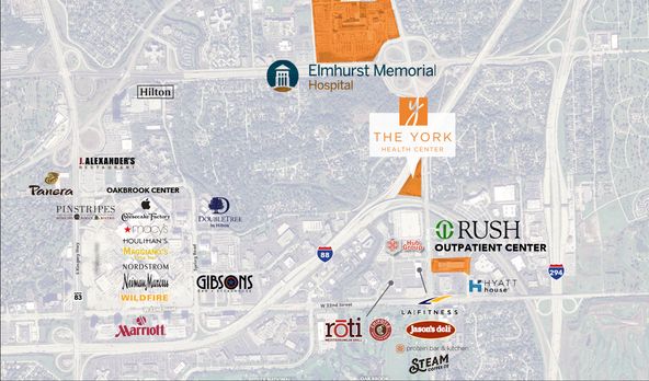 The York Health Center: 1800 York Rd, Oak Brook, IL 60523